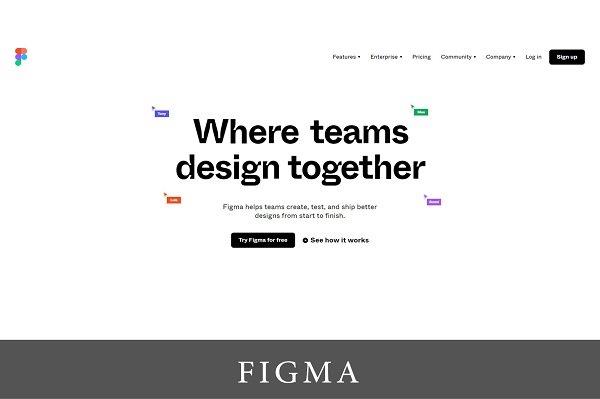 image of the title screen from the Figma application